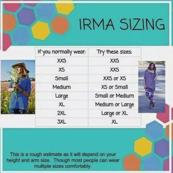 LuLaRoe Irma Tunic Top NWT oversized Small Statue of Liberty 4th of July - Picture 7 of 7